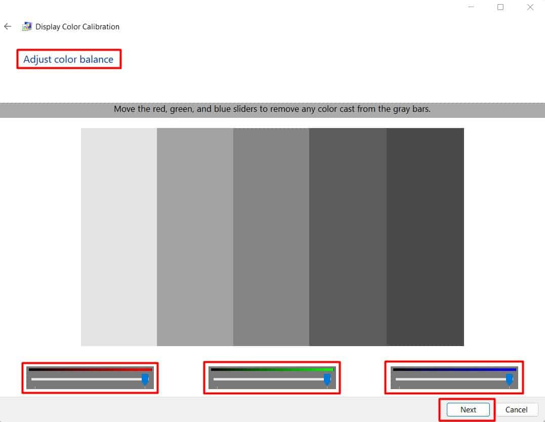 adjust colour