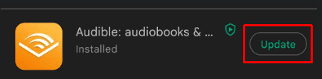 audible update