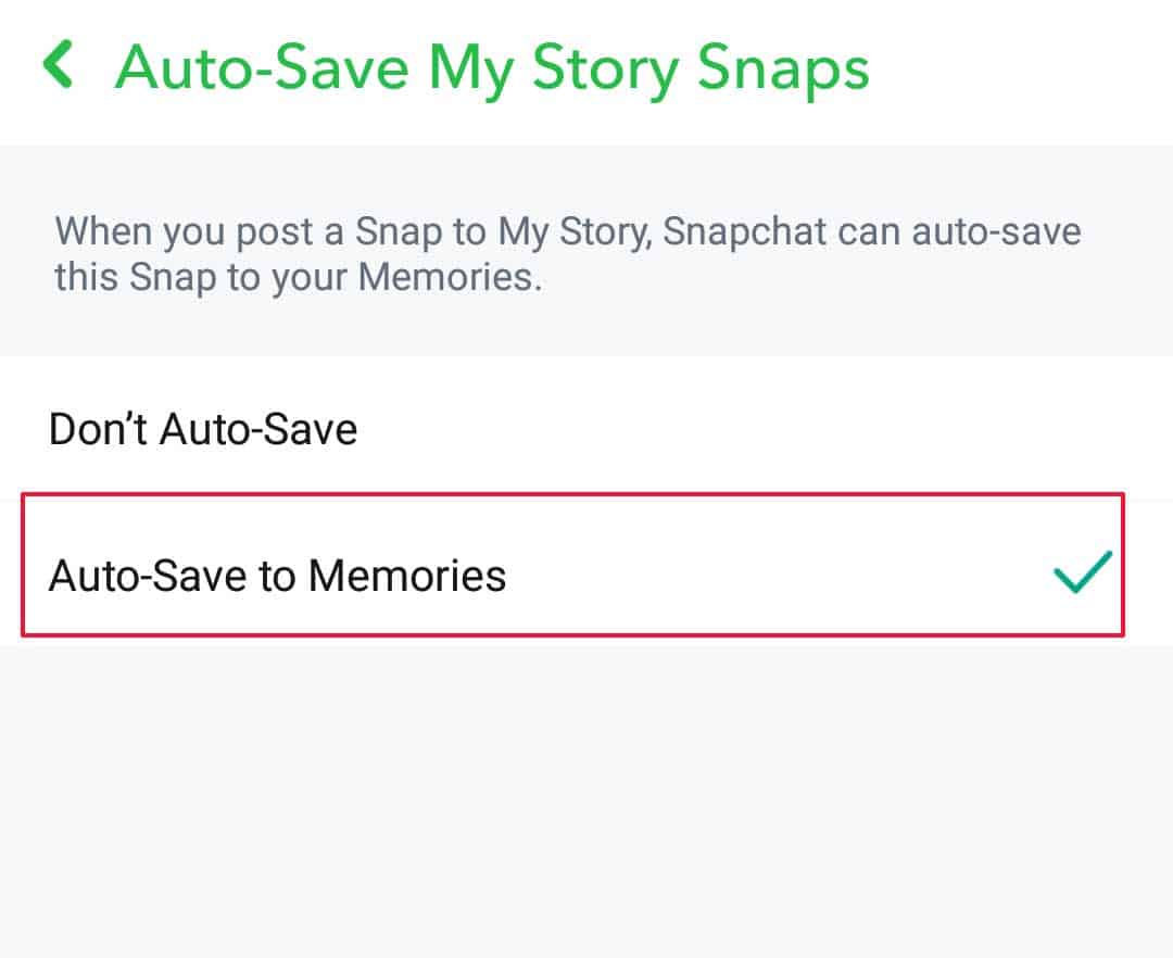 auto-save-to-memories