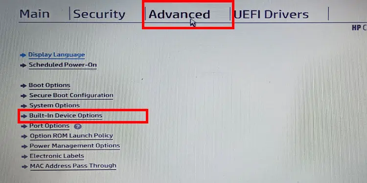 built-in-device-options