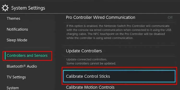 calibrate-control-stics