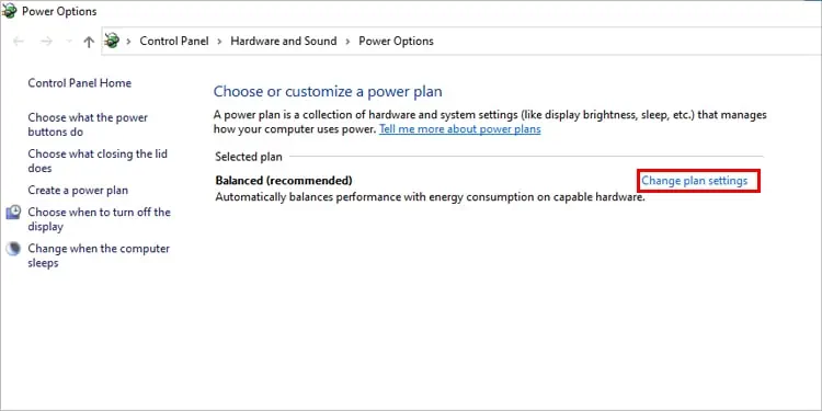 Keyboard Not Typing Letters? Here’s How to Fix it 31 change-plan-settings-1