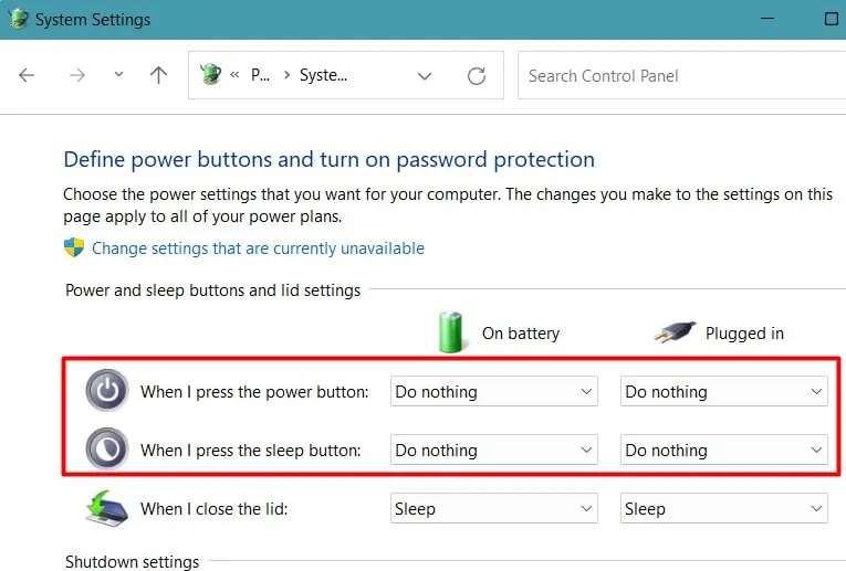 change-power-button-to-do-nothing