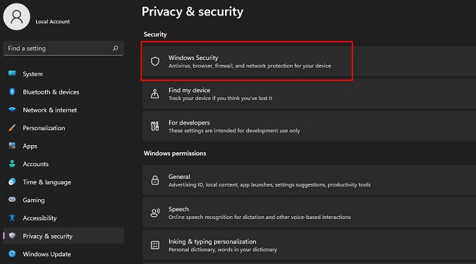 choose-windows-security