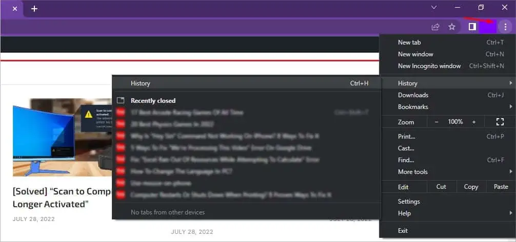 chrome-history