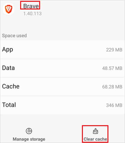 clear-cache-brave-android