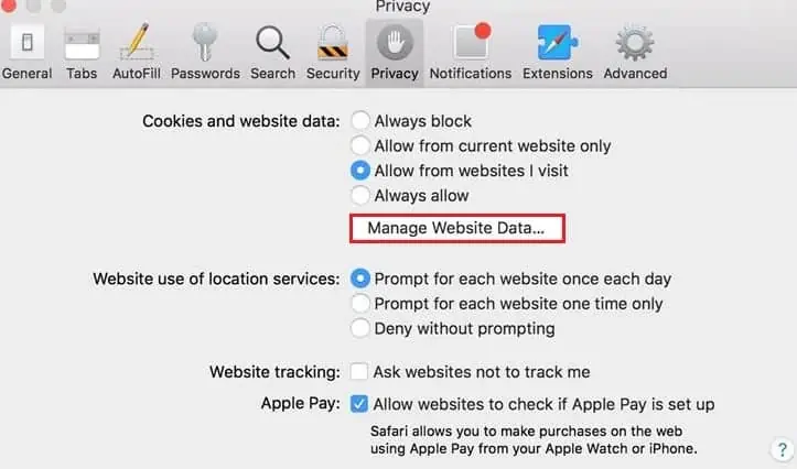 clear-cookies-safari