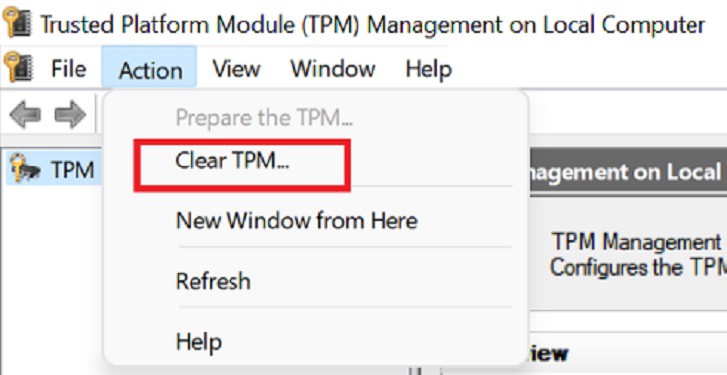  Solved  A Configuration Change Was Requested To Clear TPM - 19