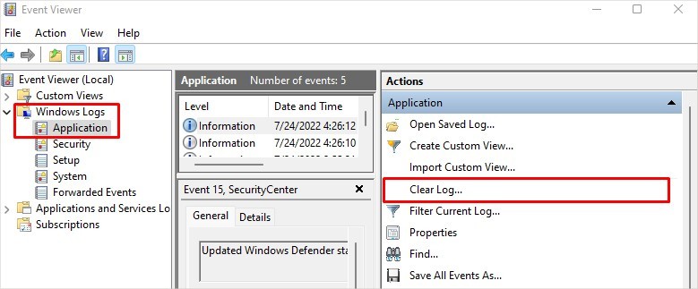 clear_log_from_event_viewer
