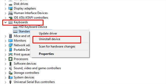  Fix  Keyboard Not Working After Windows Update - 3