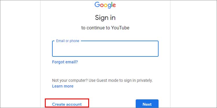 create-account