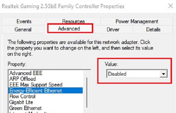 disable-energy-efficient-ethernet