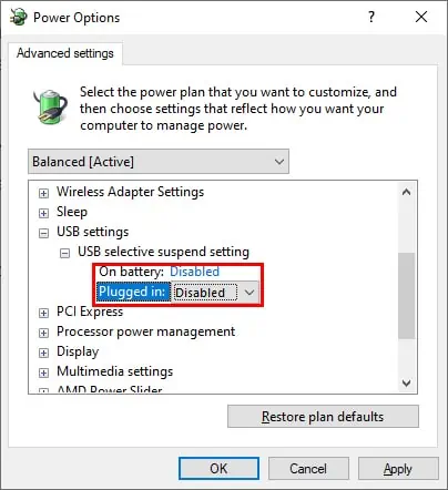 Keyboard Not Typing Letters? Here’s How to Fix it 32 disable-usb-selective-suapend-setting