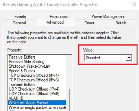 disable-wake-on-magic-packet