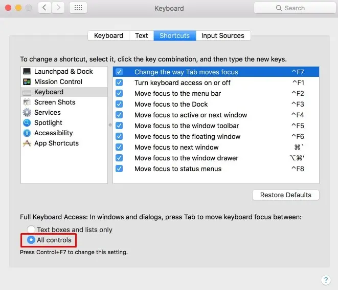 enable-full-keyboard-controls