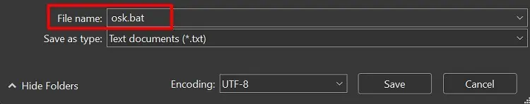 How to Open On-Screen Keyboard (10 Easy Ways) 15 enter-file-name