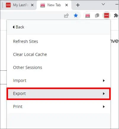 export-from-Lastpass-extention-1