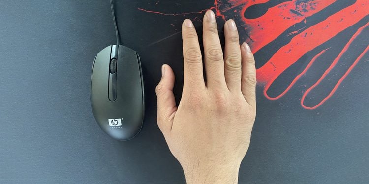 hand mouse size rotated