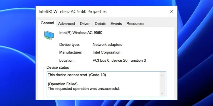 Intel Wireless AC 9560 Not Working? Try these Fixes