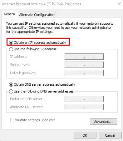 ip-automatically-setting