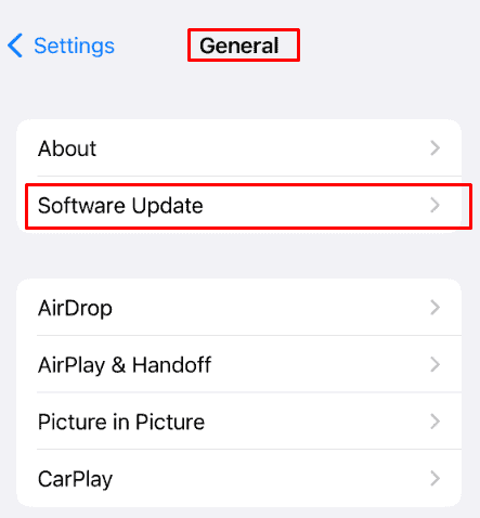 iphone software update