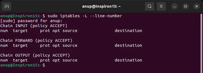 iptables