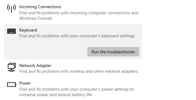 keyboard-troubleshooter