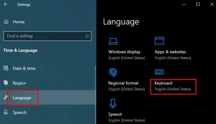 language-keyboard