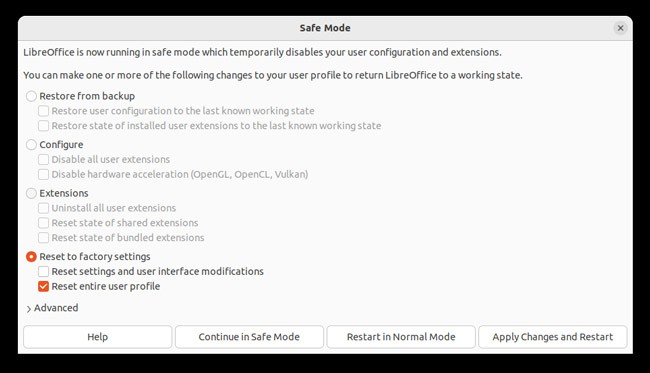 libreoffice-reset-to-factory-settings