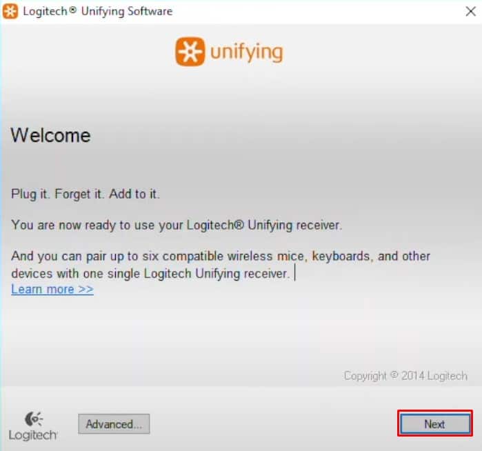 logitech unifying receiver application