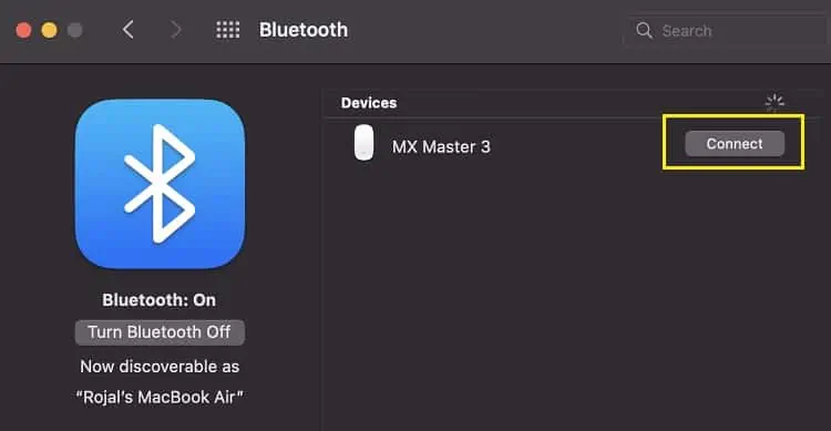 How to Setup a Logitech Mouse (Beginner's Guide) 21 mac-choose-mouse