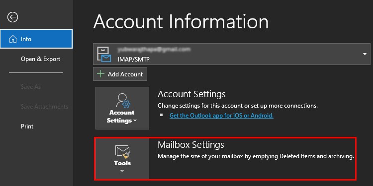 mailbox-settings
