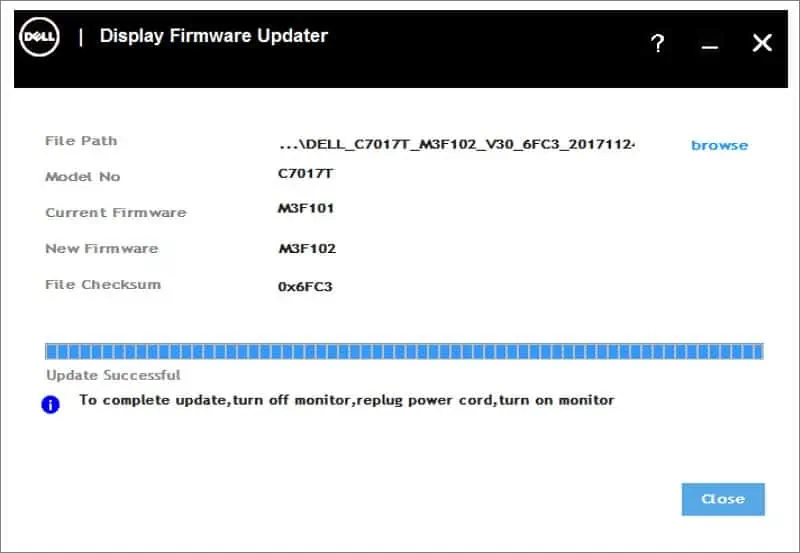 monitor-firmwazre-update