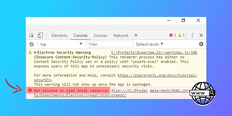5 Ways to Fix “Not Allowed to Load Local Resource” Error