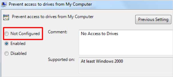 not-configured
