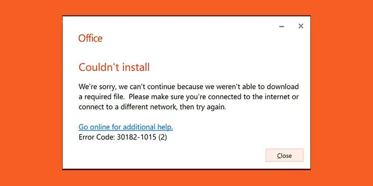 Why My Office 365 Won’t Install? How to Fix It