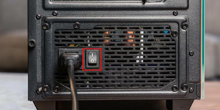 PSU Not Turning On - Why and How to Fix It 1 power-off-button-in-psu