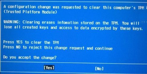  Solved  A Configuration Change Was Requested To Clear TPM - 77