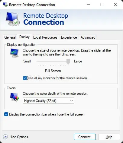 rdp-use-all-my-monitors-for-the-remote-session