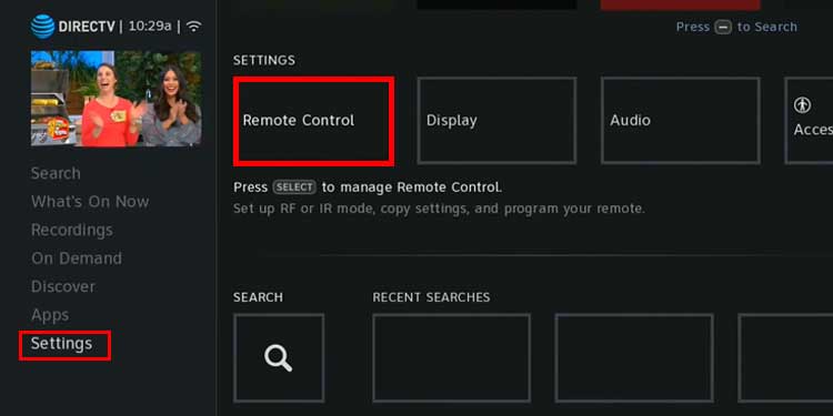 How To Connect My DirecTV Remote To A TV  - 2