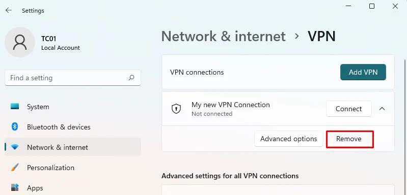 remove-vpn-profile