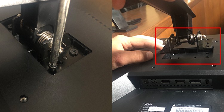 How to Remove Monitor Stand (Step-By-Step Guide) 7 removing-scrw