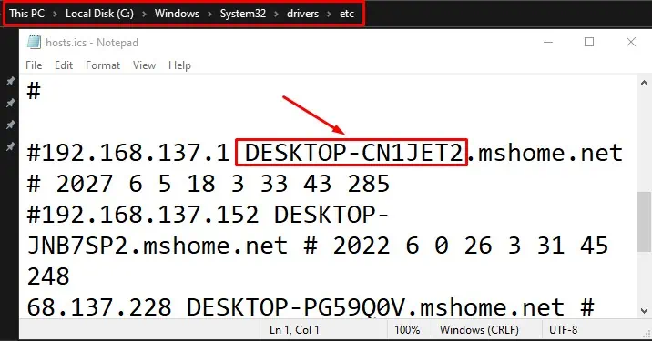 replace-hostname-with-IP-address