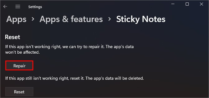 repair-sticky-notes