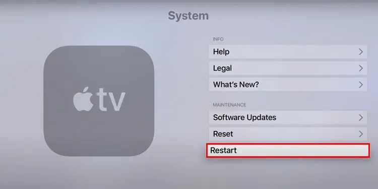 restart