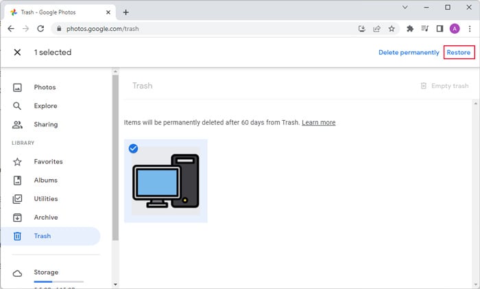 How To Delete Or Restore Photos From Backup - 38