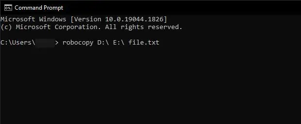 robocopy