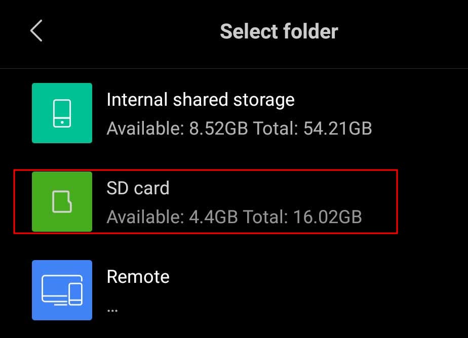 sdcard
