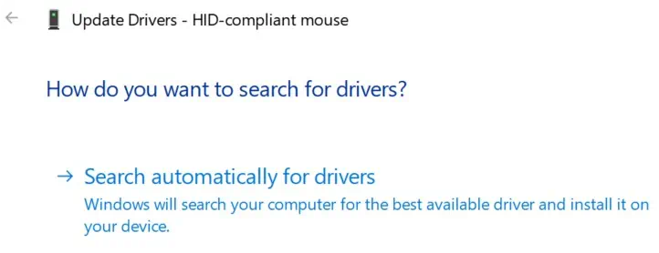 12 Ways to Fix Slow and Lagging Mouse 32 search-automatically-for-drivers-1
