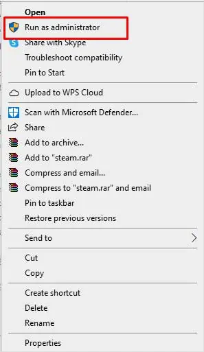 select-run-as-admin